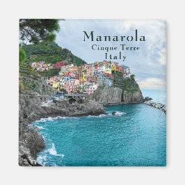Seeküste Cinque Terre Manarola Riomaggiore Italien Magnet