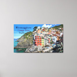 Seeküste Cinque Terre Riomaggiore Italien Leinwanddruck