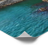 Seeküste Cinque Terre Riomaggiore Italien Poster (Ecke)