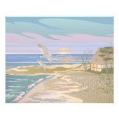 Seeküste Strand Kunst Fotodruck (Vorne)