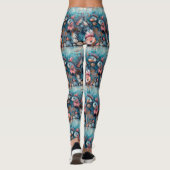 Seelachs lustige Fischbewohner Leggings (Rückseite)