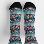 Seelachs lustige Fischbewohner Socken (Oben)