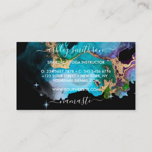 Seelachs Visitenkarte (Rückseite)