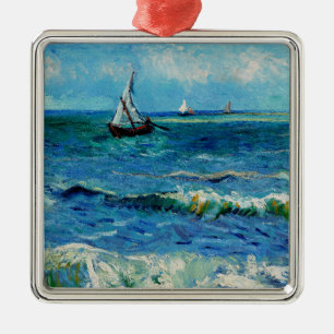 Seelandschaft bei Les Saintes-Maries Fine Art Ornament Aus Metall