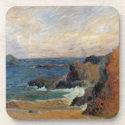 Seelandschaft Getränkeuntersetzer (Vorderseite)