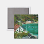 Seelandschaft Magnet (Vorderseite/Rückseite)
