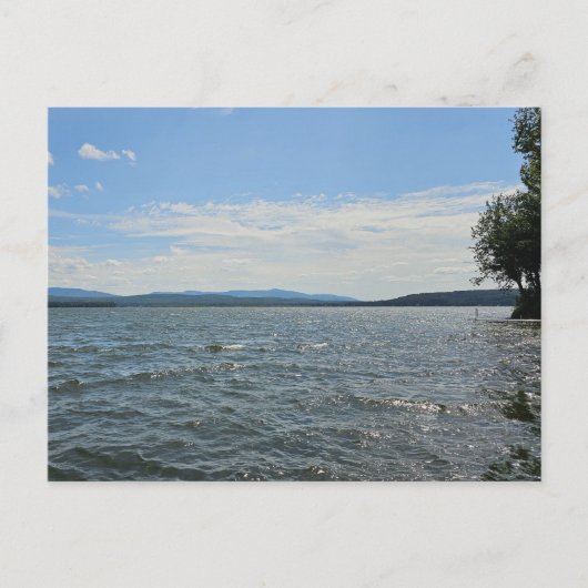 Seelandschaft Postkarte (Vorderseite)