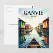 Seeldorf Ganvié Benin Postkarte (Vorne/Hinten)