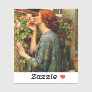 Seele der Rose John William Waterhouse Aufkleber