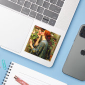 Seele der Rose John William Waterhouse Aufkleber (Laptop mit iPhone)