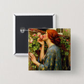Seele der Rose John William Waterhouse Button (Vorne & Hinten)