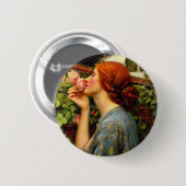 Seele der Rose John William Waterhouse Button (Vorne & Hinten)