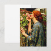 Seele der Rose John William Waterhouse Dankeskarte (Vorne/Hinten)