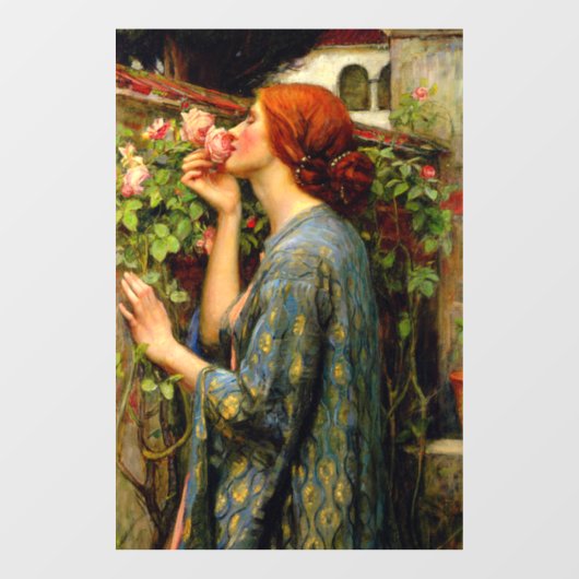 Seele der Rose John William Waterhouse Fensteraufkleber (Blatt)