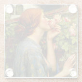 Seele der Rose John William Waterhouse Glasuntersetzer (Rückseite)