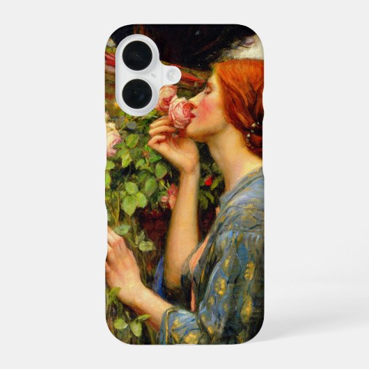 Seele der Rose John William Waterhouse iPhone 16 Hülle (Rückseite)