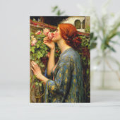Seele der Rose John William Waterhouse Karte (Stehend Vorderseite)