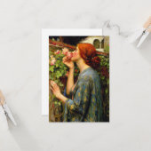 Seele der Rose John William Waterhouse Karte (Vorderseite/Rückseite Beispiel)