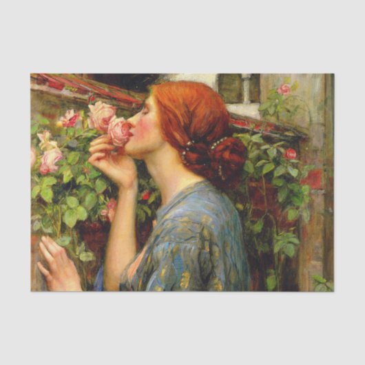 Seele der Rose John William Waterhouse Seidenpapier (Vorderseite)