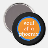 Seele eines Phoenix Magnet (Vorderseite/Rückseite)