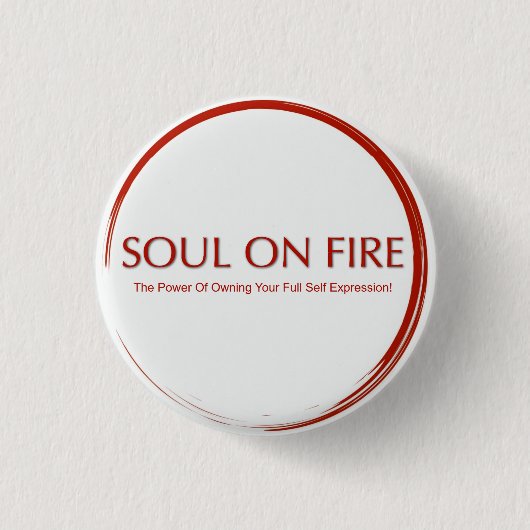 Seele in Flammen Button (Vorderseite)
