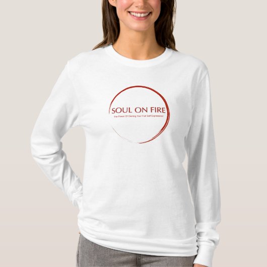 Seele in Flammen T-Shirt (Vorderseite)