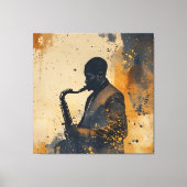 Seele in Improvisation Leinwanddruck (Vorderseite)