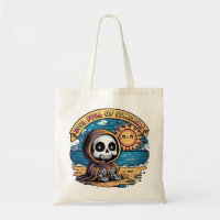 Seele voll Sonnenschein Grim Reaper am Strand