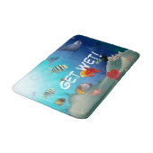 Seeleben-Cartoon Badematte (Schrägansicht)