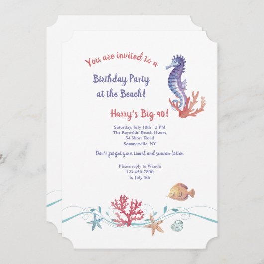 Seeleben-Einladung Einladung (Vorne/Hinten)