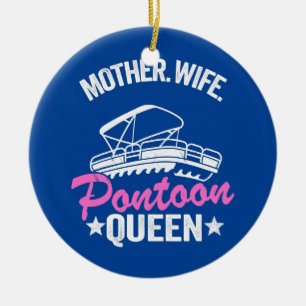 Seeleben Frauen Mama Mutter Ehefrau Pontoon Königi Keramik Ornament