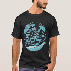 Seeleben. Lass uns angeln gehen T-Shirt