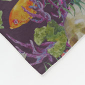 Seeleben-Schmutz-Muster Fleecedecke (Ecke)