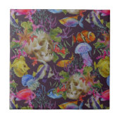 Seeleben-Schmutz-Muster Fliese (Vorderseite)