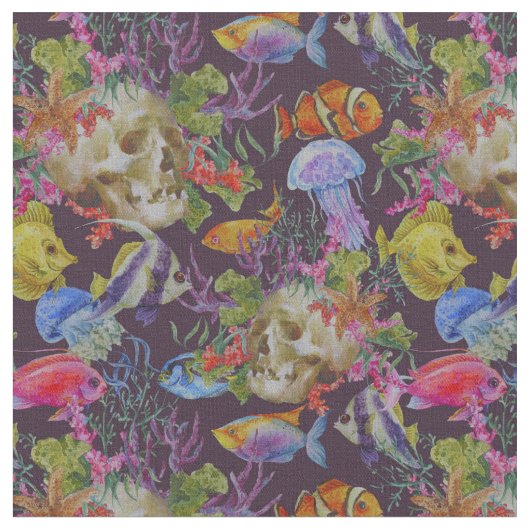 Seeleben-Schmutz-Muster Stoff (Nahaufnahme)