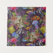 Seeleben-Schmutz-Muster Wandteppich (Vorderseite (Horizontal))