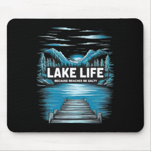 Seeleben Zitat Abenteuer Natur Berge Wandern Mousepad