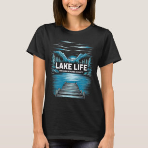 Seeleben Zitat Abenteuer Natur Berge Wandern T-Shirt