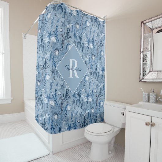 Seelebensmonographie Duschvorhang (Beispiel)