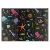 Seelebewesen-Muster Schneidebrett (Vorderseite)