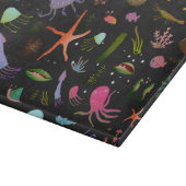 Seelebewesen-Muster Schneidebrett (Ecke)