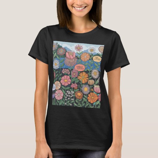 Seelenblut Frauengarten T-Shirt (Vorderseite)