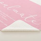 Seelendefinition Elegante Liebe Herz Rosa Sherpa Sherpadecke (3/4)