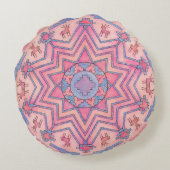 Seelenkreis Ethno Mandala Runde Kissen (Rückseite)