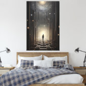 Seelenportal Leinwanddruck (Insitu (Schlafzimmer))