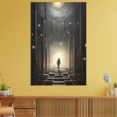 Seelenportal Leinwanddruck (Insitu (Wohnzimmer))