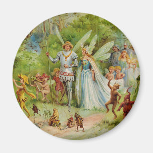 Seelenprinz und Thumbelina im Zauberwald Magnet