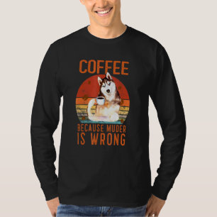 Seelenstiel Husky sibirischen alaskan coffee pu T-Shirt