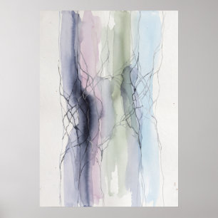 Seelenstrom-Energieheilung-Abstraktes Wandkunstwer Poster