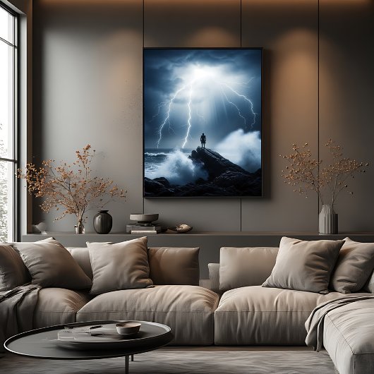 Seelensturm Leinwanddruck